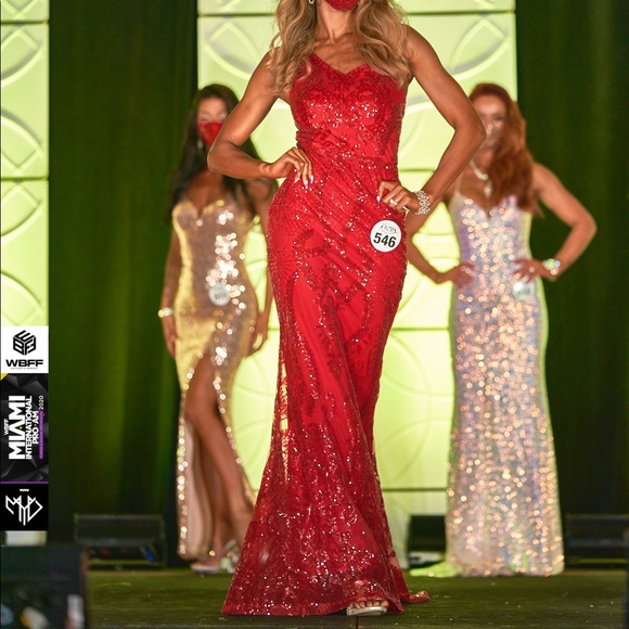 Abyss By Abby | The Label Red Dress - Picture 2 of 5